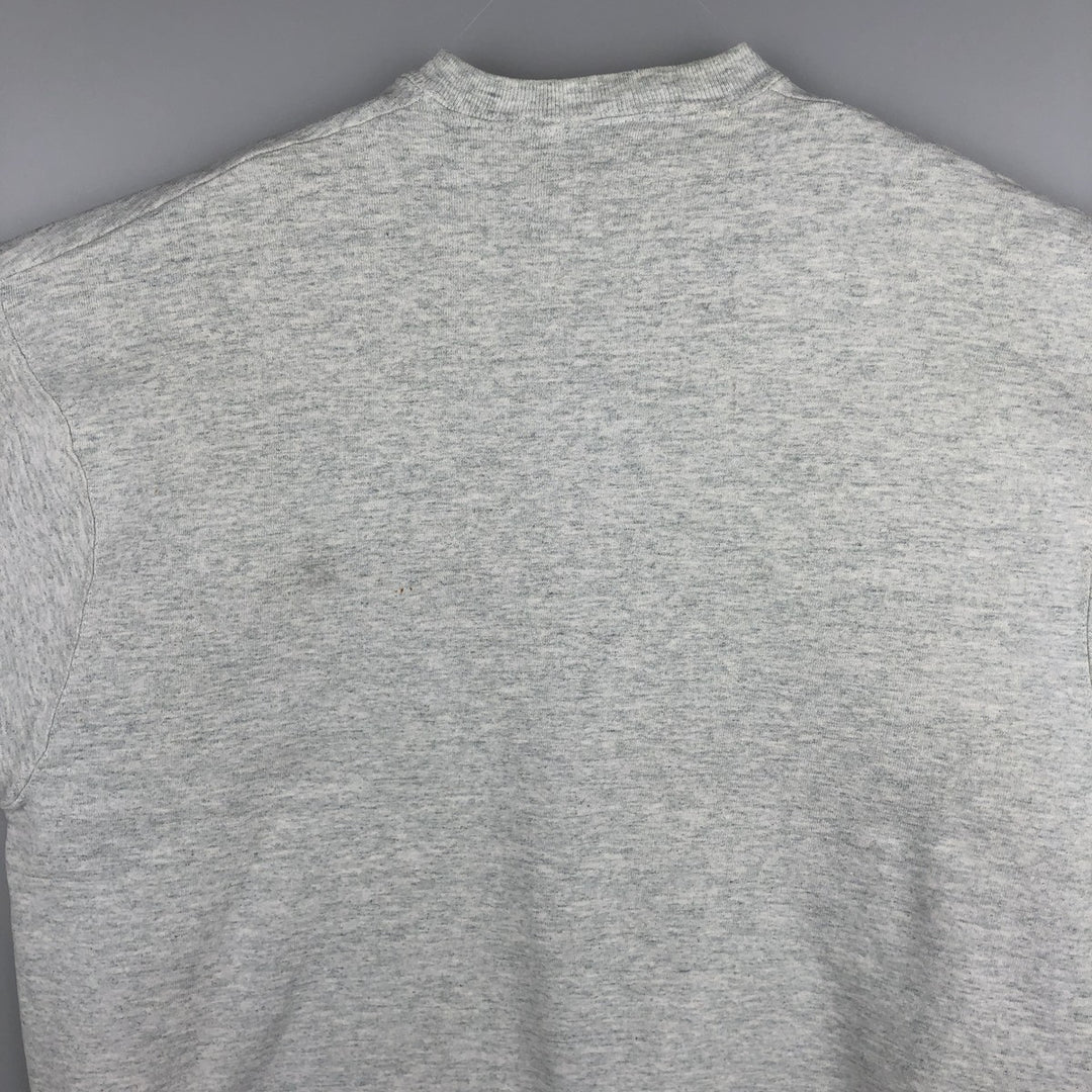 90'S Fruit of the Loom College Sweatshirt, Made in USA, Men's XL, Vintage cotton pale white type Vintage Second Hand