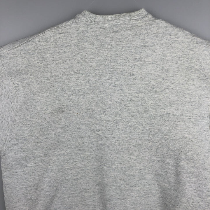 90'S Fruit of the Loom College Sweatshirt, Made in USA, Men's XL, Vintage cotton pale white type Vintage Second Hand