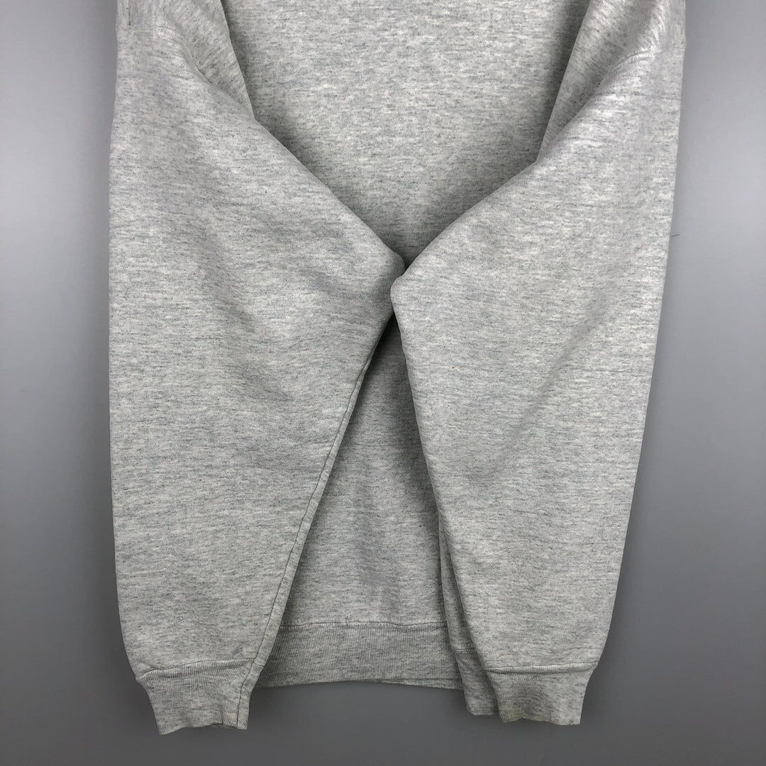 90'S Fruit of the Loom College Sweatshirt, Made in USA, Men's XL, Vintage cotton pale white type Vintage Second Hand