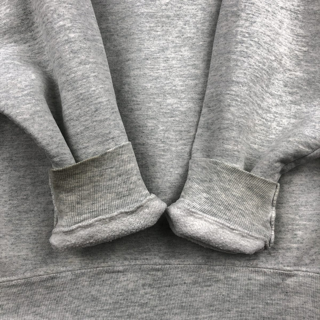 90'S Fruit of the Loom College Sweatshirt, Made in USA, Men's XL, Vintage cotton pale white type Vintage Second Hand