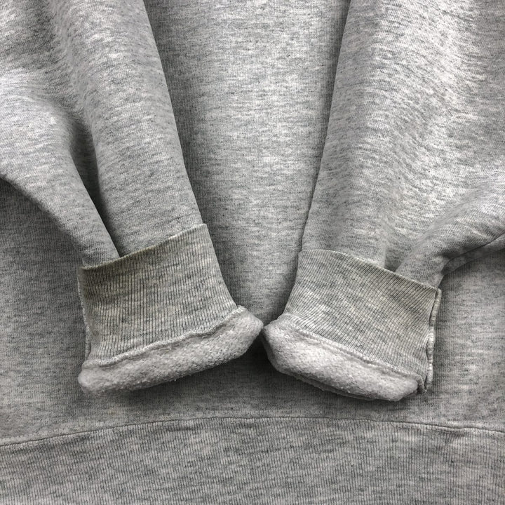 90'S Fruit of the Loom College Sweatshirt, Made in USA, Men's XL, Vintage cotton pale white type Vintage Second Hand