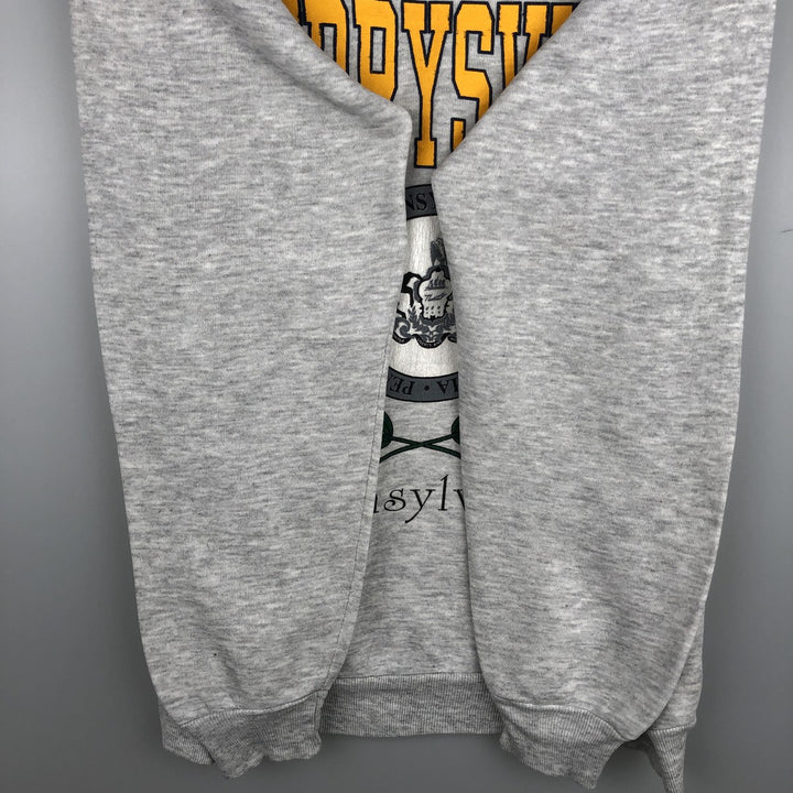 Vintage 90'S Jerzees college sweatshirt, made in the USA, men's size XL cotton pale white type Vintage Second Hand