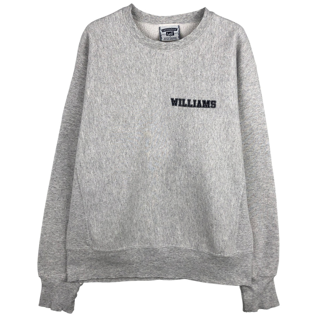 Vintage Lee Men's College Sweatshirt (Size L) from the 90s-00s cotton pale white type Vintage Second Hand
