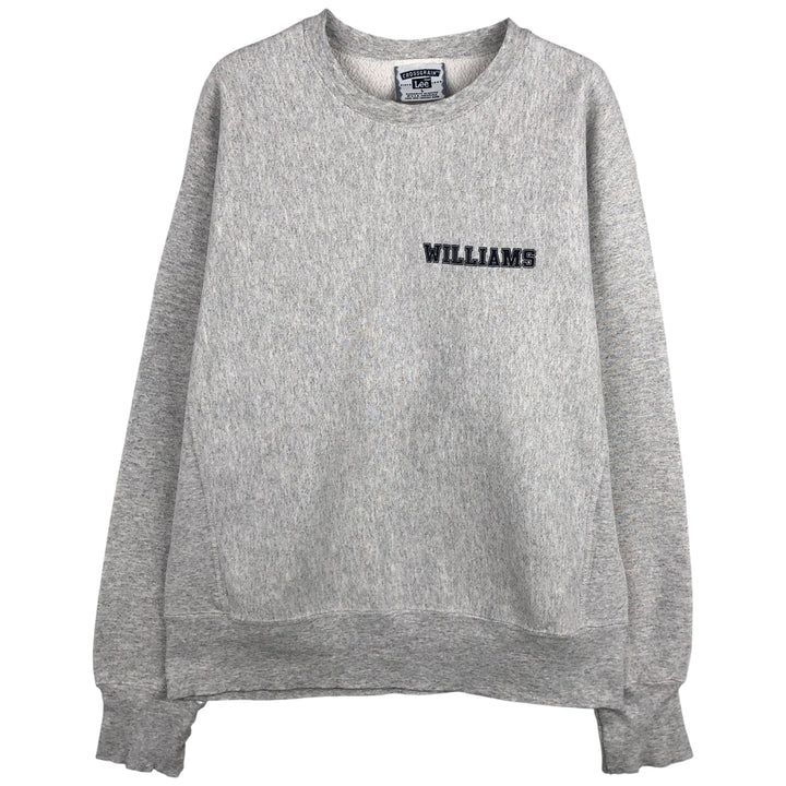 Vintage Lee Men's College Sweatshirt (Size L) from the 90s-00s cotton pale white type Vintage Second Hand