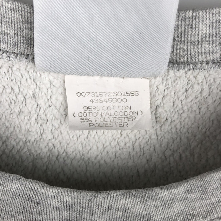 Vintage Lee Men's College Sweatshirt (Size L) from the 90s-00s cotton pale white type Vintage Second Hand