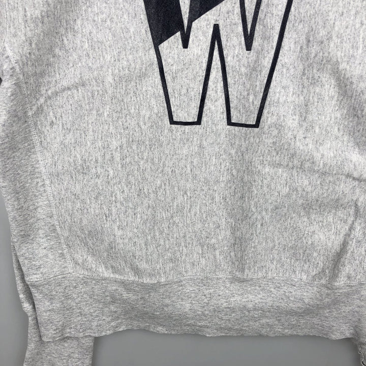 Vintage Lee Men's College Sweatshirt (Size L) from the 90s-00s cotton pale white type Vintage Second Hand
