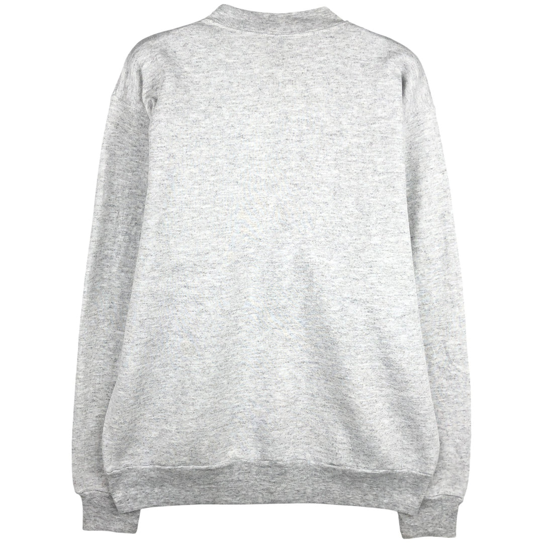 90'S ONEITA Large Print College Sweatshirt, Made in USA, Men's Size L, Vintage cotton white type Vintage Second Hand
