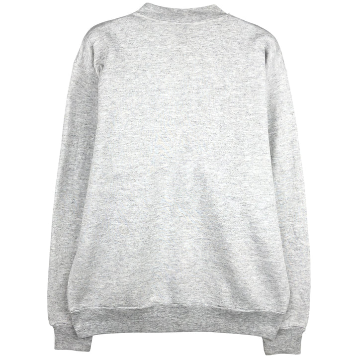 90'S ONEITA Large Print College Sweatshirt, Made in USA, Men's Size L, Vintage cotton white type Vintage Second Hand