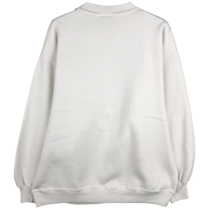 80'S Hanes Classics Printed Sweatshirt, Made in USA, Men's XL, Vintage cotton white type Vintage Second Hand