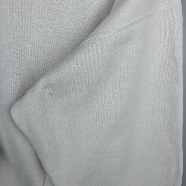 80'S Hanes Classics Printed Sweatshirt, Made in USA, Men's XL, Vintage cotton white type Vintage Second Hand
