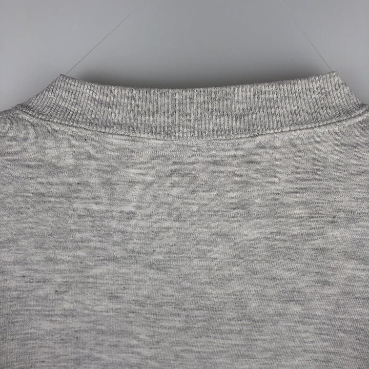 Vintage 80s-90'S WOLF College Character Sweatshirt, Made in USA, Men's XXL polyester gray type Vintage Second Hand