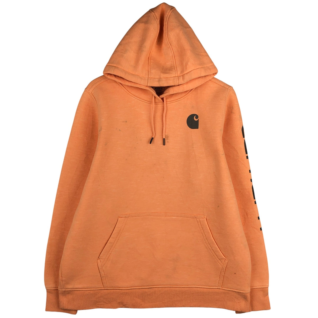 Carhartt Relaxed Fit Sweatshirt Pullover Hoodie, Men's XL cotton orange type Vintage Second Hand