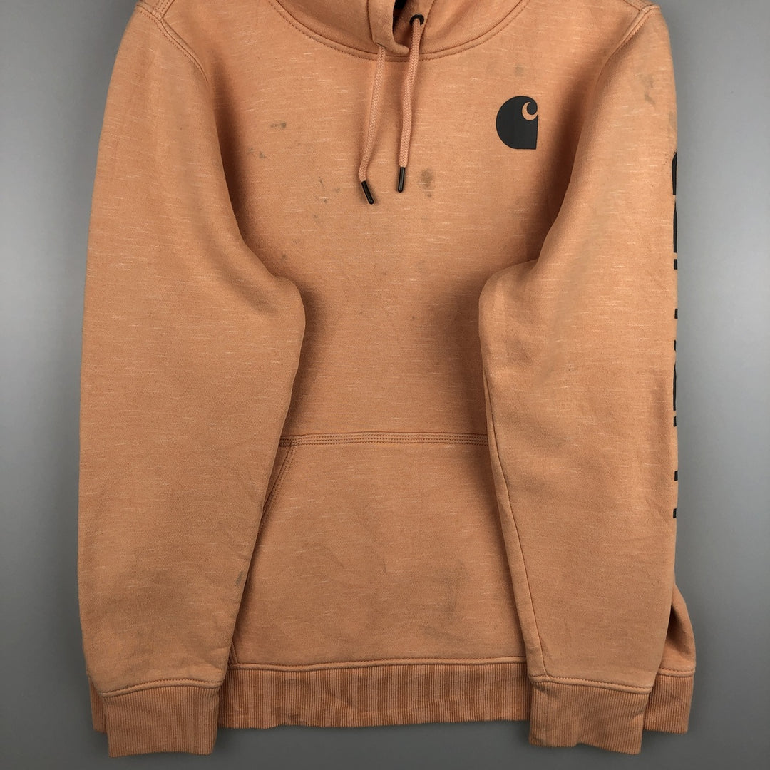 Carhartt Relaxed Fit Sweatshirt Pullover Hoodie, Men's XL cotton orange type Vintage Second Hand