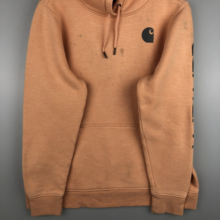 Carhartt Relaxed Fit Sweatshirt Pullover Hoodie, Men's XL cotton orange type Vintage Second Hand