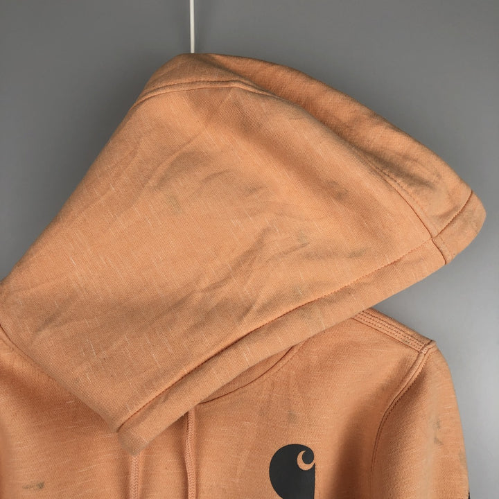 Carhartt Relaxed Fit Sweatshirt Pullover Hoodie, Men's XL cotton orange type Vintage Second Hand