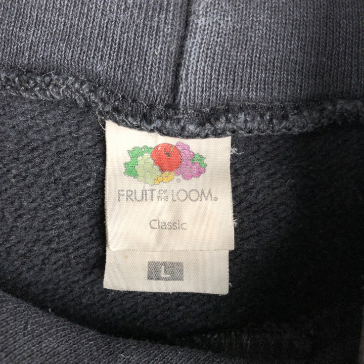Fruit of the Loom Metallica Band Pullover Hoodie, Men's Size L cotton Charcoal Vintage Second Hand