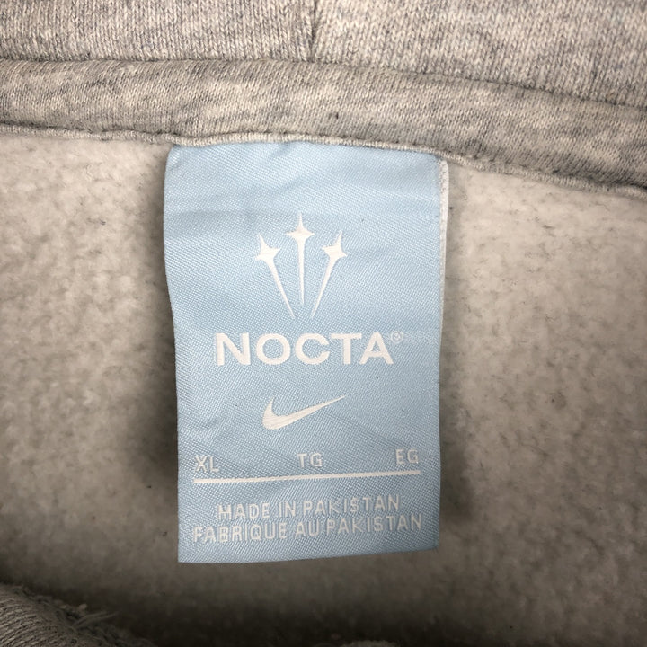 Nike NOCTA Sweatshirt Pullover Hoodie, Men's XL cotton pale white type Vintage Second Hand