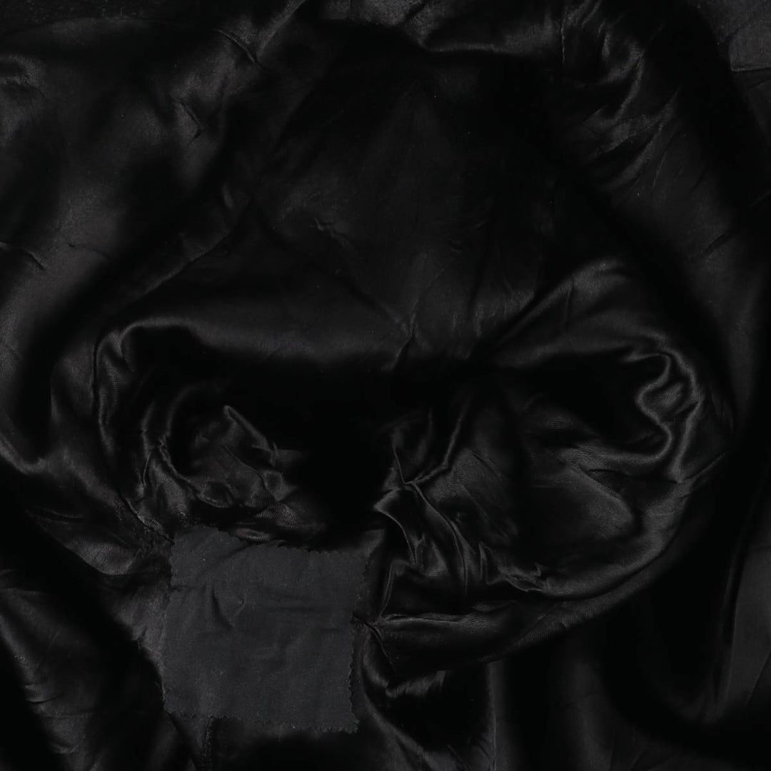 Fur coat, wool coat, women's size M unclear black type Vintage Second Hand