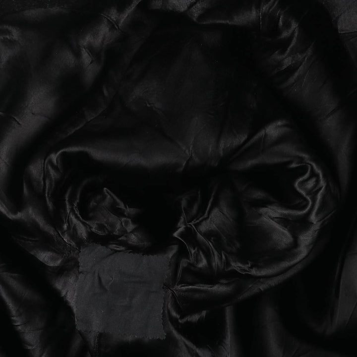 Fur coat, wool coat, women's size M unclear black type Vintage Second Hand