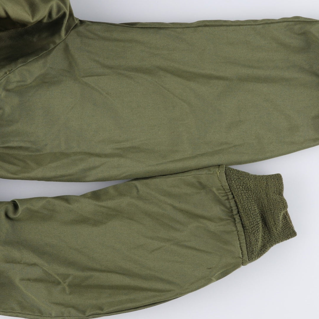 1970'S US Military Flight Jacket, Made in USA, Large Regular, Men's Size L, Vintage Nylon Khaki type Vintage Second Hand