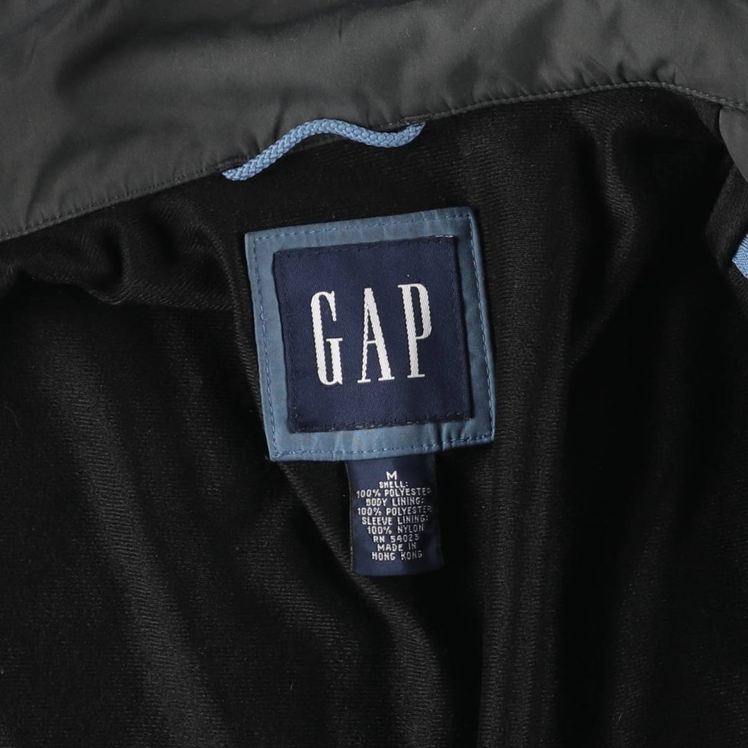 90'S GAP Vintage Windbreaker, Men's Size Medium polyester gray type Vintage Second Hand