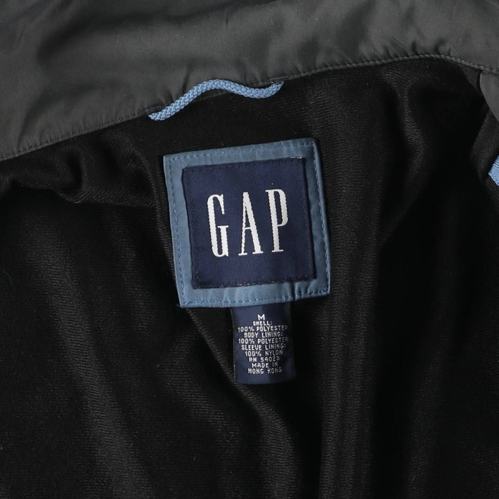 90'S GAP Vintage Windbreaker, Men's Size Medium polyester gray type Vintage Second Hand