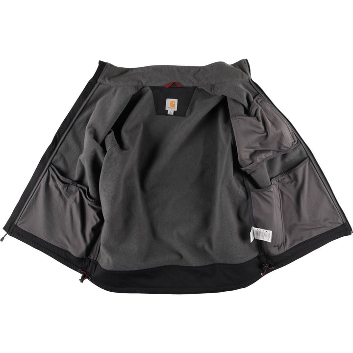 Carhartt Softshell Jacket, Men's XL Nylon black type Vintage Second Hand
