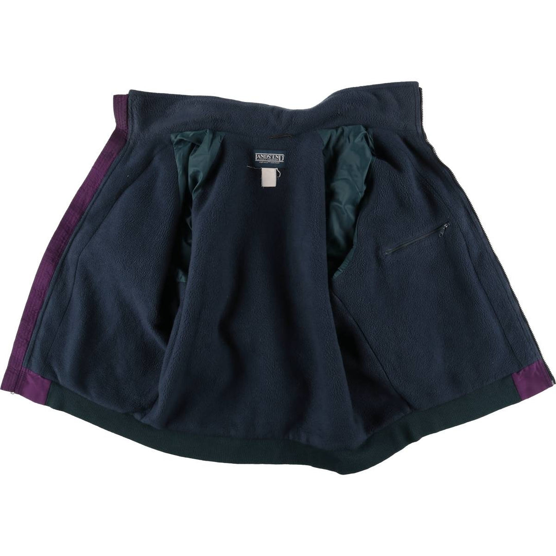 Vintage 80s-90'S Lands' End SQUALL JACKET padded puffer jacket, men's size XL unclear purple type Vintage Second Hand