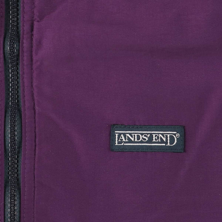 Vintage 80s-90'S Lands' End SQUALL JACKET padded puffer jacket, men's size XL unclear purple type Vintage Second Hand