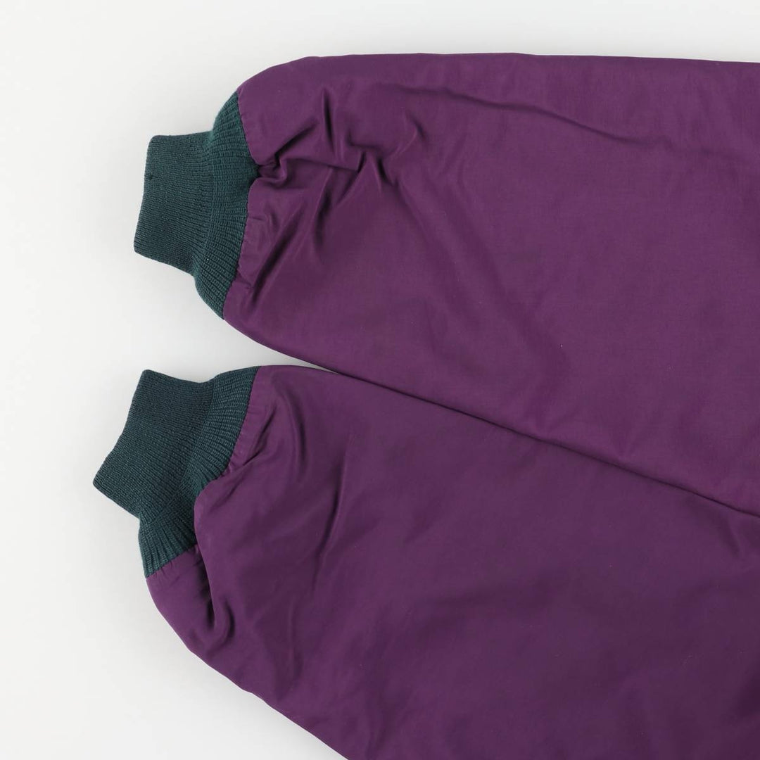Vintage 80s-90'S Lands' End SQUALL JACKET padded puffer jacket, men's size XL unclear purple type Vintage Second Hand