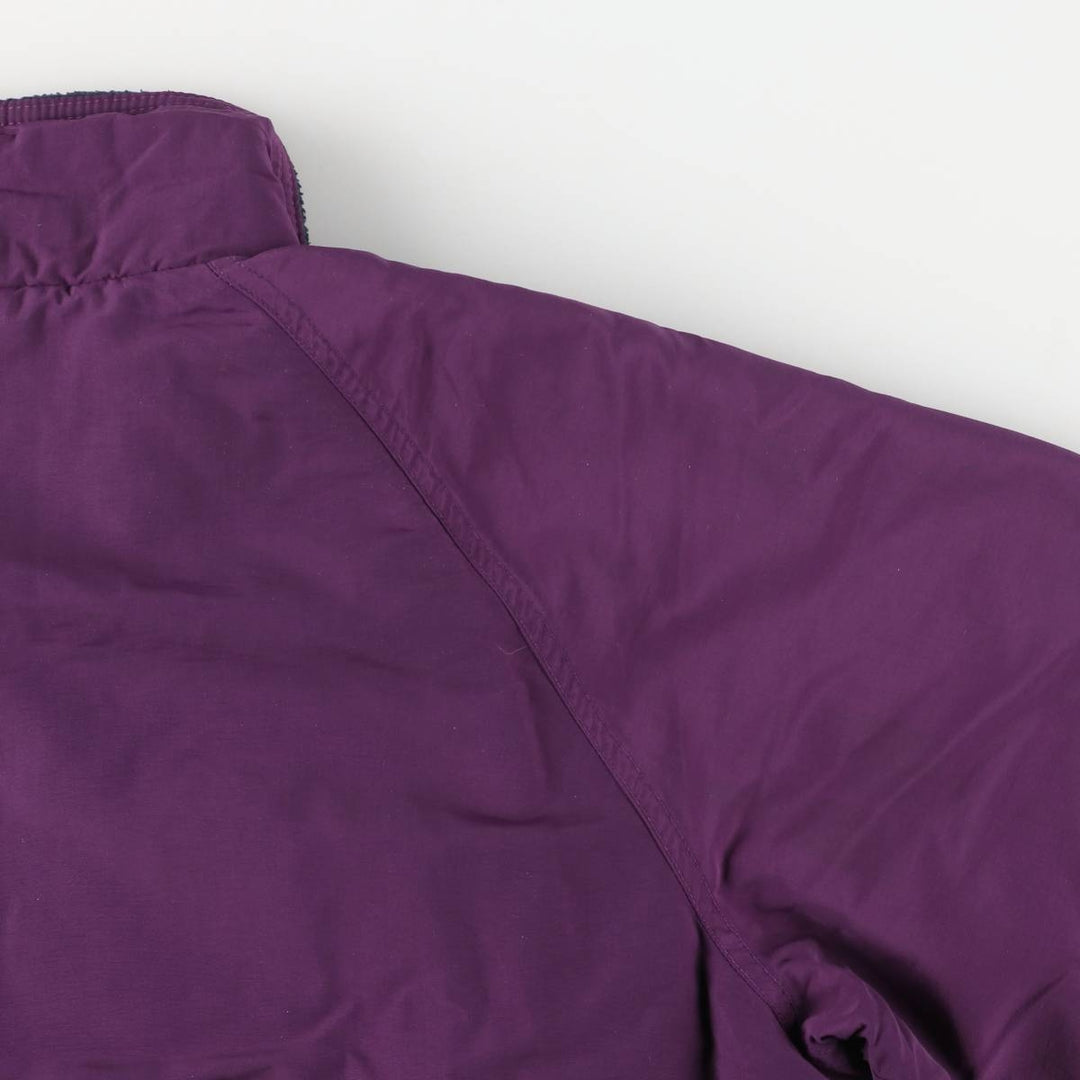 Vintage 80s-90'S Lands' End SQUALL JACKET padded puffer jacket, men's size XL unclear purple type Vintage Second Hand