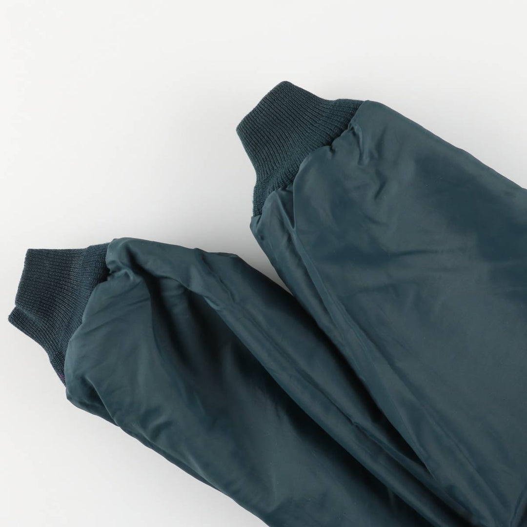 Vintage 80s-90'S Lands' End SQUALL JACKET padded puffer jacket, men's size XL unclear purple type Vintage Second Hand