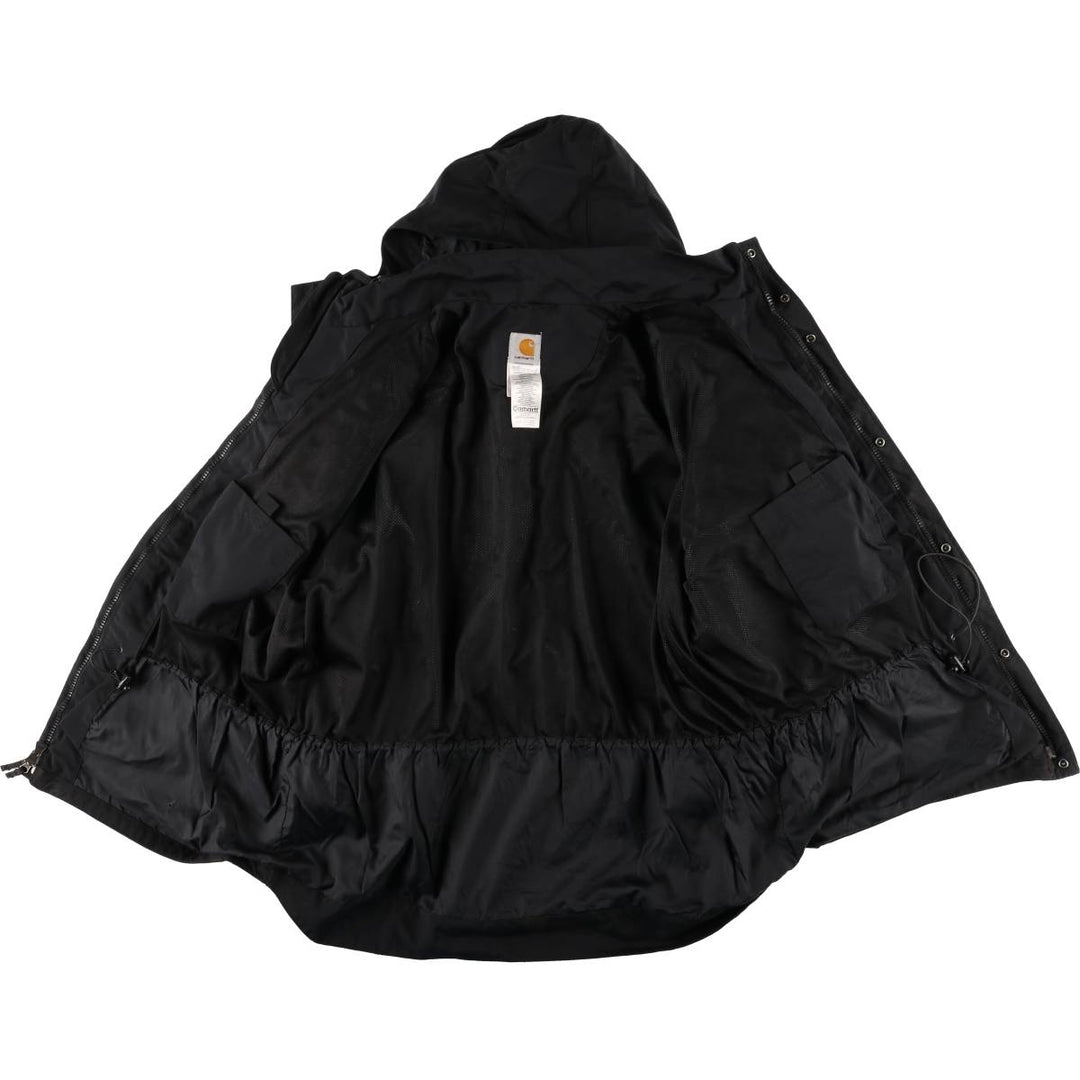 Carhartt Waterproof Breathable Nylon Parka, Men's XL Nylon black type Vintage Second Hand