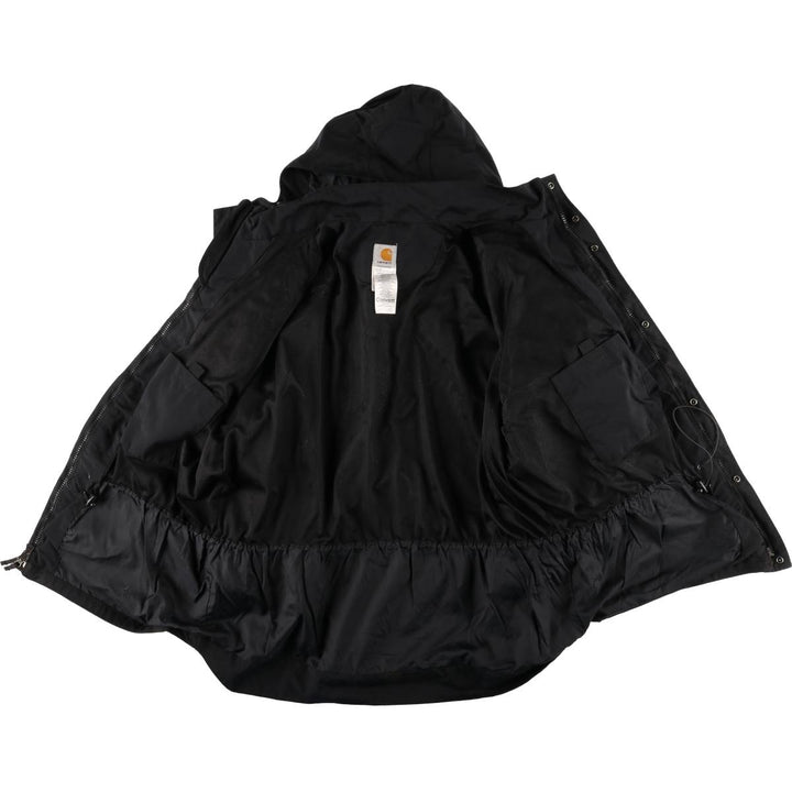 Carhartt Waterproof Breathable Nylon Parka, Men's XL Nylon black type Vintage Second Hand