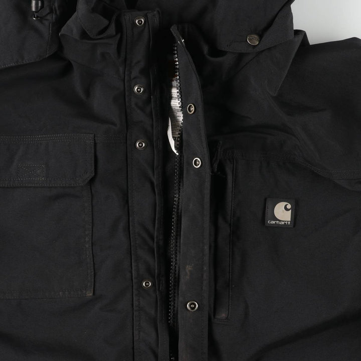 Carhartt Waterproof Breathable Nylon Parka, Men's XL Nylon black type Vintage Second Hand