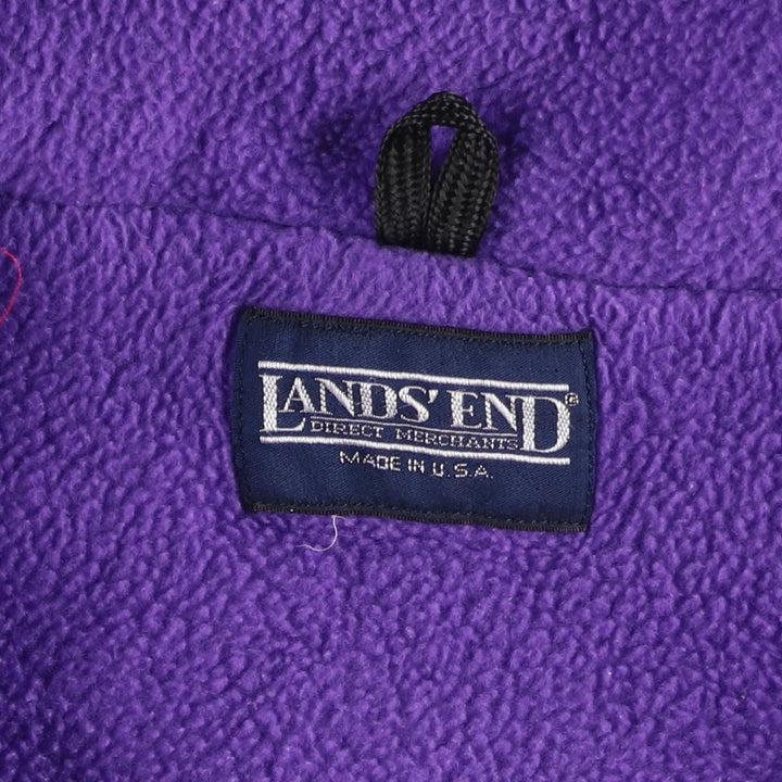 Vintage 80s-90'S Lands' End Urtrex Nylon Jacket, Made in USA, Men's Size XL unclear black type Vintage Second Hand