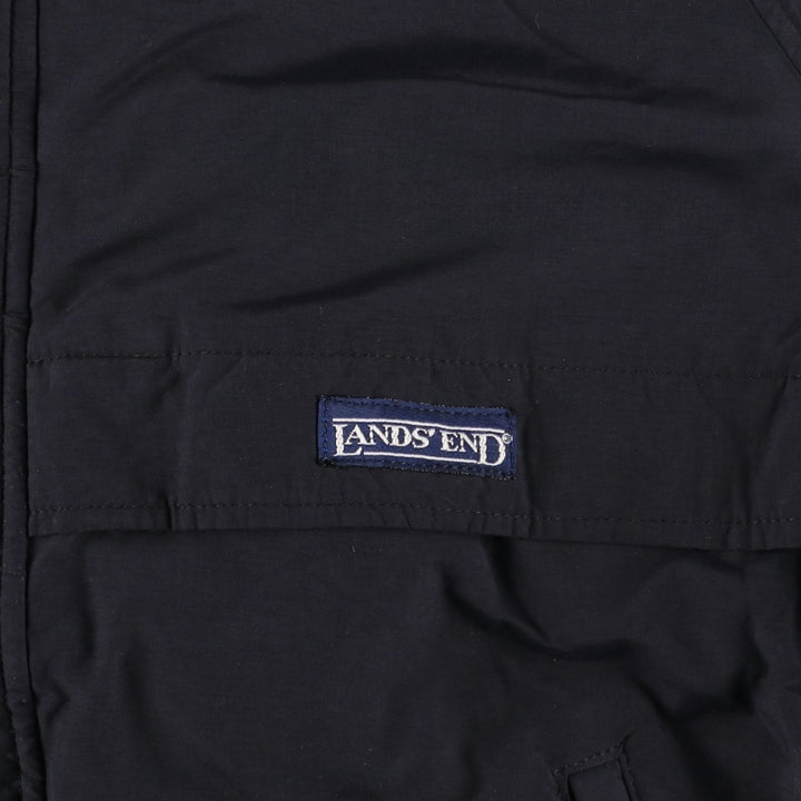 Vintage 80s-90'S Lands' End Urtrex Nylon Jacket, Made in USA, Men's Size XL unclear black type Vintage Second Hand
