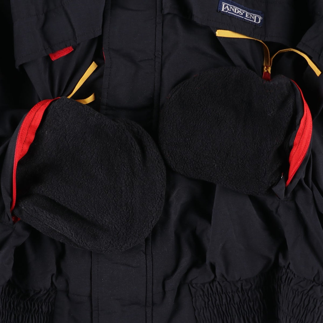Vintage 80s-90'S Lands' End Urtrex Nylon Jacket, Made in USA, Men's Size XL unclear black type Vintage Second Hand