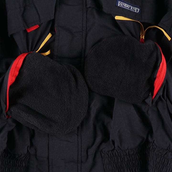 Vintage 80s-90'S Lands' End Urtrex Nylon Jacket, Made in USA, Men's Size XL unclear black type Vintage Second Hand