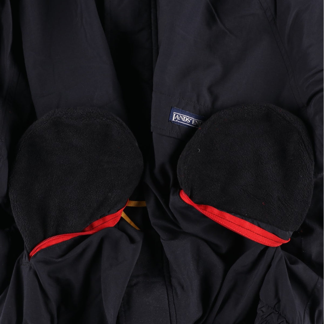 Vintage 80s-90'S Lands' End Urtrex Nylon Jacket, Made in USA, Men's Size XL unclear black type Vintage Second Hand