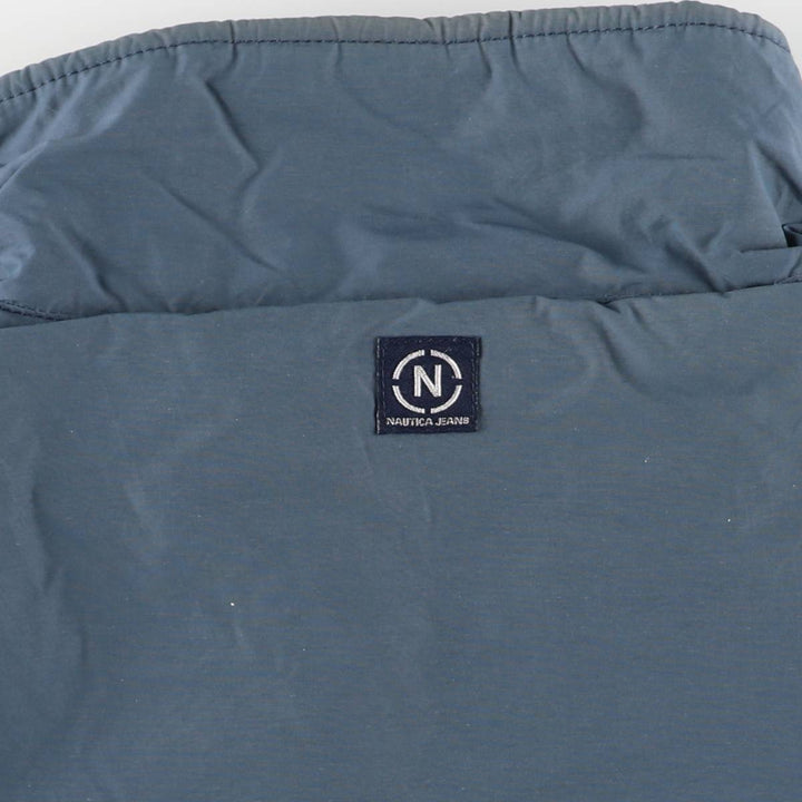 Nautica Men's Padded Puffer Jacket, Size L cotton Blue type light blue Vintage Second Hand