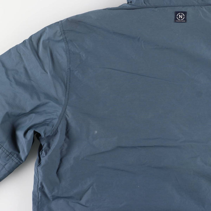 Nautica Men's Padded Puffer Jacket, Size L cotton Blue type light blue Vintage Second Hand