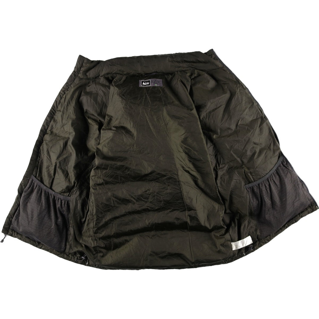 REI Goose Down Jacket, Men's Size M recycled polyester black type Vintage Second Hand