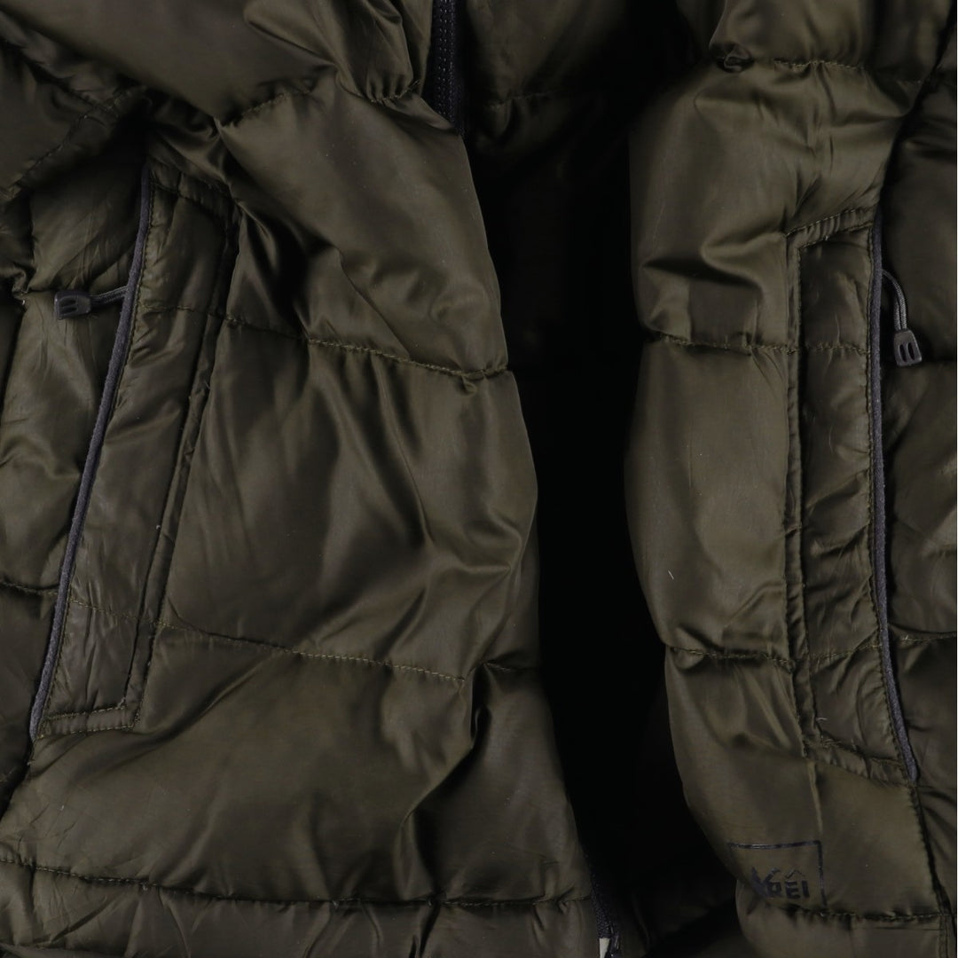REI Goose Down Jacket, Men's Size M recycled polyester black type Vintage Second Hand