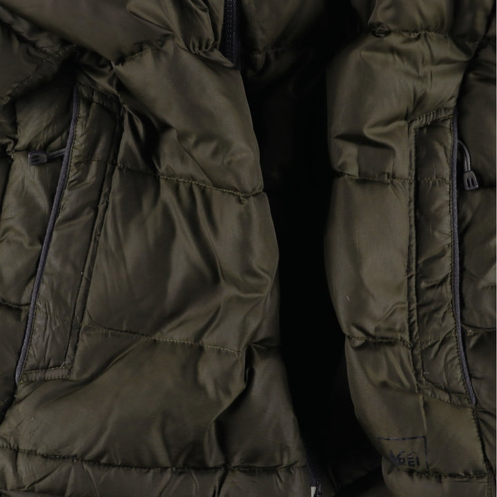 REI Goose Down Jacket, Men's Size M recycled polyester black type Vintage Second Hand