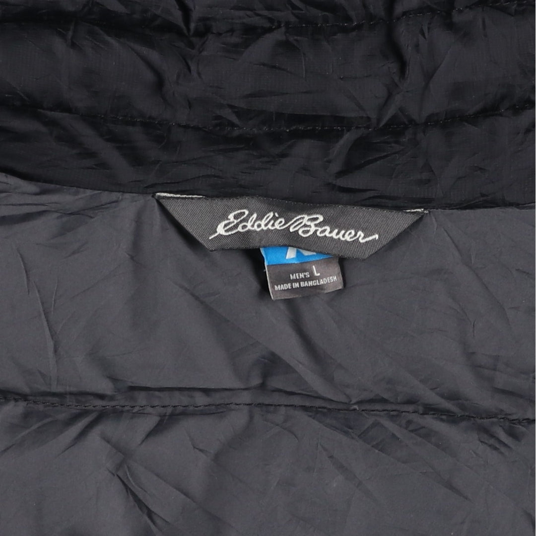 Eddie Bauer First Ascent 800 Fill Power Goose Down Jacket, Men's Size L recycled polyester black type Vintage Second Hand