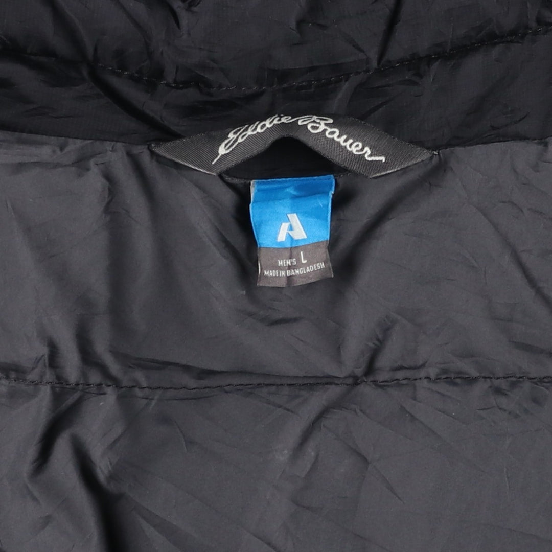 Eddie Bauer First Ascent 800 Fill Power Goose Down Jacket, Men's Size L recycled polyester black type Vintage Second Hand