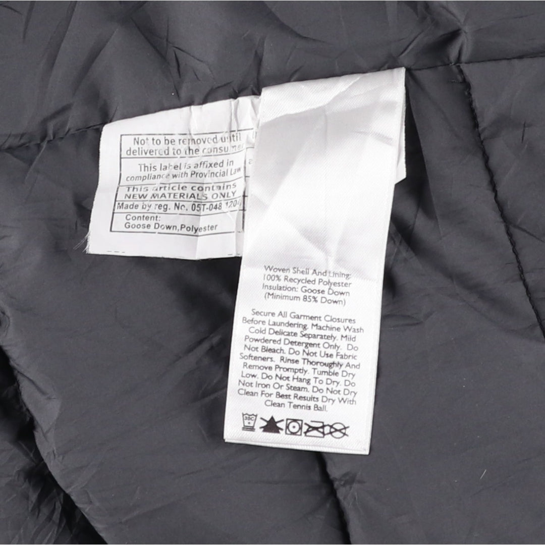 Eddie Bauer First Ascent 800 Fill Power Goose Down Jacket, Men's Size L recycled polyester black type Vintage Second Hand