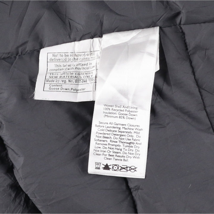 Eddie Bauer First Ascent 800 Fill Power Goose Down Jacket, Men's Size L recycled polyester black type Vintage Second Hand