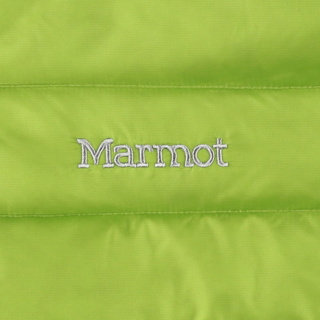 Marmot 700 Fill Power Down Jacket, Men's Size L polyester green type yellow green Vintage Second Hand